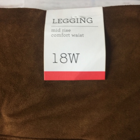 Style Co Faux-Suede Comfort-W Saddle Leggings - Picture 4 of 5